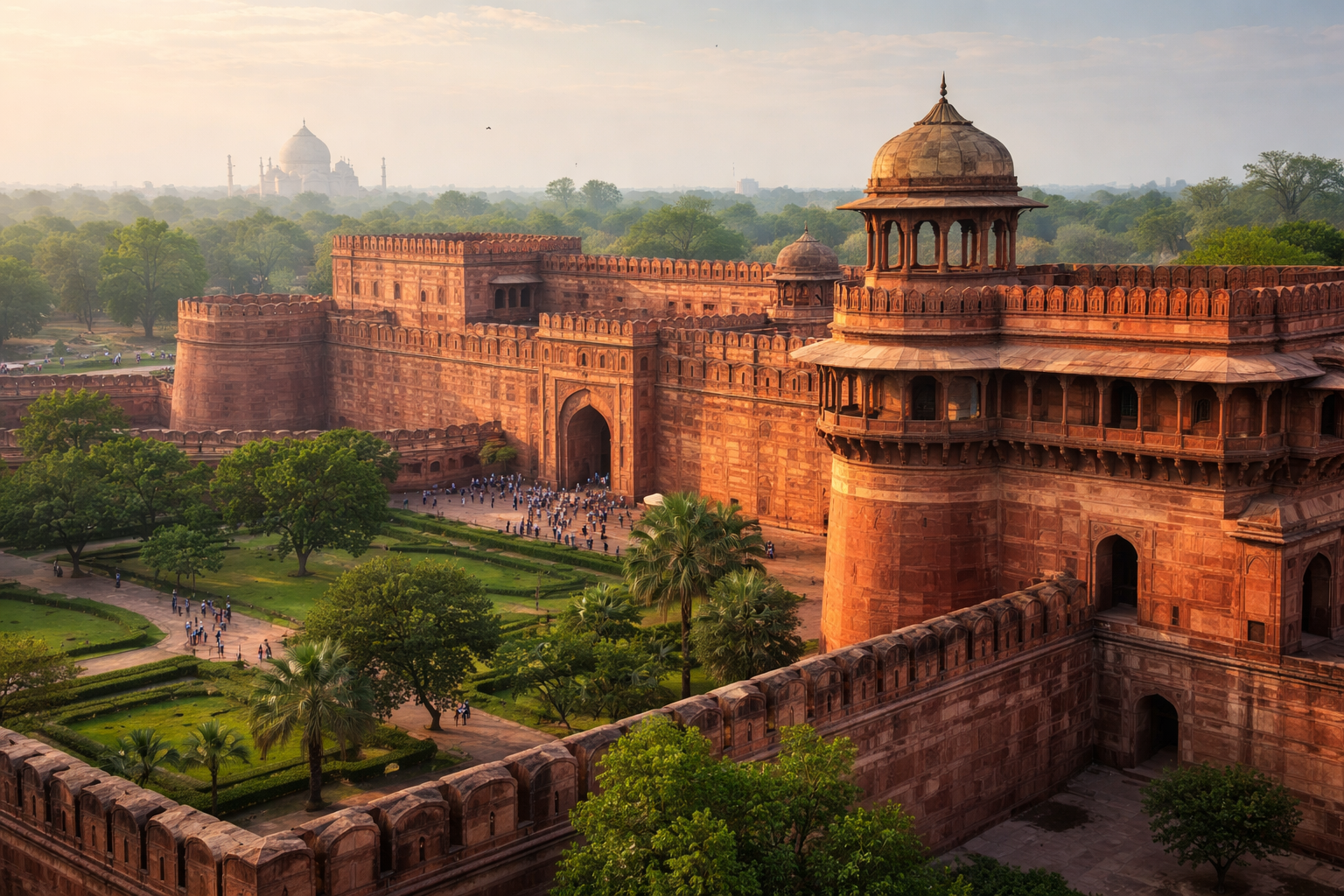 Agra Fort heritage view